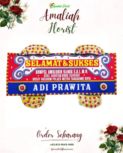Karangan Bunga Ucapan Selamat cikeris